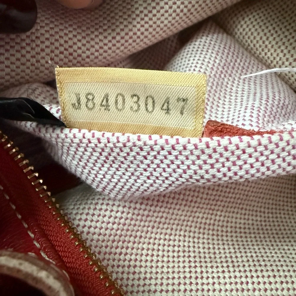 Dooney&Bourke Red Dillen Pebbled Leather Satchel Shoulder Bag